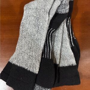 Carhartt Black and Gray Knit Socks